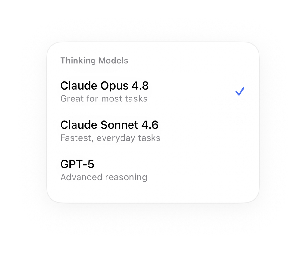 Model Picker