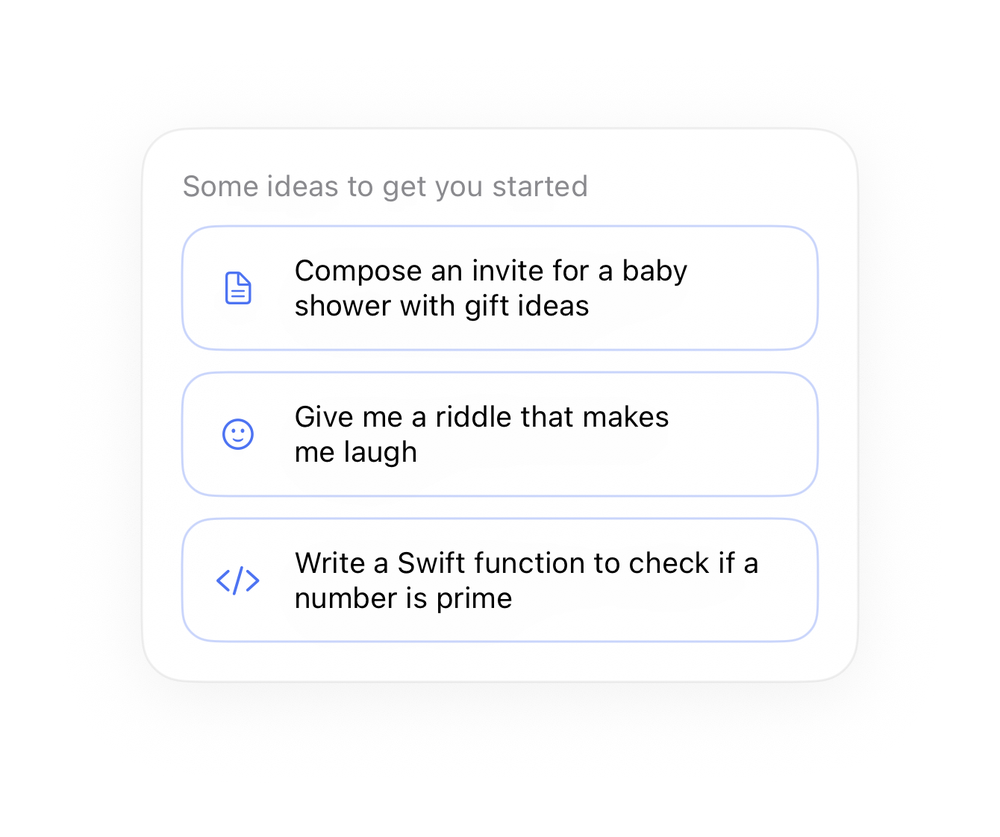 Starter Prompts
