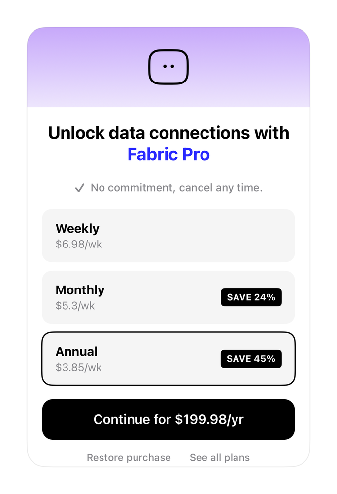Gradient Pro Paywall