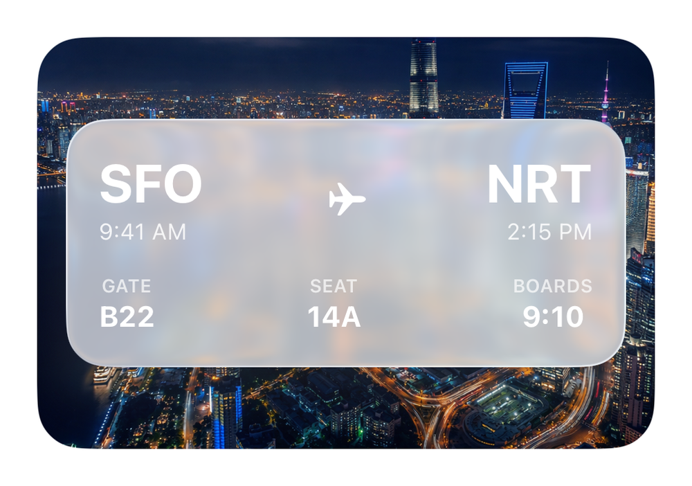 Boarding Pass ✨